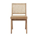 Solid wood design chair (guerrilla) with beauty flaws