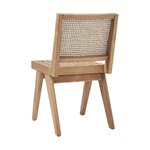 Solid wood design chair (guerrilla) with beauty flaws