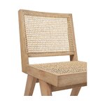 Solid wood design chair (guerrilla) with beauty flaws