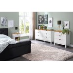 White-brown nightstand (post)