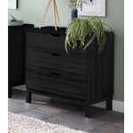White small dresser (post) intact