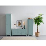 Gray metal cabinet (salino) intact