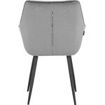 Light gray-black chair (jaciara) intact
