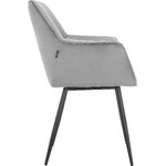Light gray-black chair (jaciara) intact