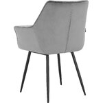 Light gray-black chair (jaciara) intact