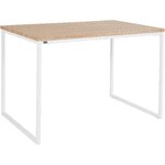 Light brown-white dining table (hulsig) intact