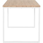 Light brown-white dining table (hulsig) intact