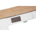 Light brown-white dining table (hulsig) intact