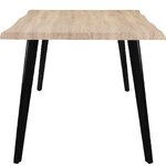 Brown-black dining table (risnabben) intact