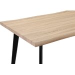 Brown-black dining table (risnabben) intact