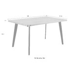 Brown-black dining table (risnabben) intact