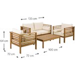 Garden furniture set 4-piece (bo) intact