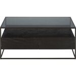 Black design coffee table (theodor) intact