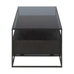 Black design coffee table (theodor) intact