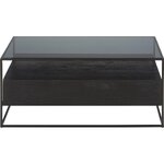 Black design coffee table (theodor) intact