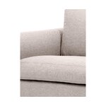 Šviesiai smėlio spalvos sofa (cucita) nepažeista