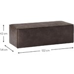 Leather bench (sanja) intact