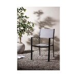 Black and gray garden chair copacabana (venture design) intact