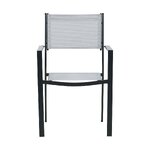 Black and gray garden chair copacabana (venture design) intact