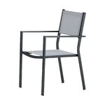 Black and gray garden chair copacabana (venture design) intact