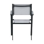 Black and gray garden chair copacabana (venture design) intact