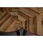 Set of sofa tables 2 pieces mundu (dutchbone) intact