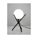 Black and white design table lamp castellato (eglo) intact