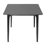 Black solid wood dining table (archie) intact