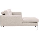 Light gray corner sofa (cucita) intact