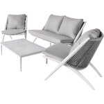 Комплект садовой мебели из 4 предметов leslie (miloo home) неповрежденный