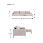 Šviesiai pilka kampinė sofa (cucita) nepažeista