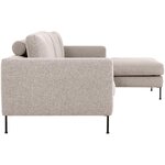 Šviesiai pilka kampinė sofa (cucita) nepažeista