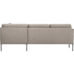 Pilka kampinė sofa (fluente) nepažeista