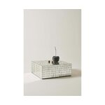 White design coffee table with disco (jotex) beauty flaw