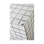 White design coffee table with disco (jotex) beauty flaw