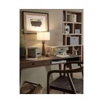 Brown-white table lamp (jascha)