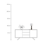 Brown-white table lamp (jascha)