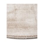 Helepruun Ümmargune Viskoosvaip (Jane) D=250