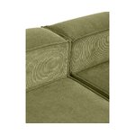 Olive green large modular corner sofa (Lennon) with beauty defect