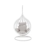 White hanging chair torres (bizzotto) intact