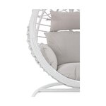 White hanging chair torres (bizzotto) intact