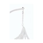 White hanging chair torres (bizzotto) intact