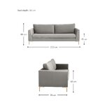 Helehall Samet Diivan (Luna)