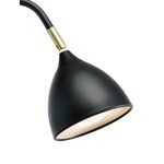 Black wall lamp valencia (markslöjd)
