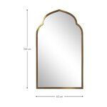 Wall mirror with frame (as lavie) intact