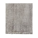 Dark gray hand-woven viscose rug (jane) 200x300 with a beauty flaw