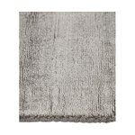 Dark gray hand-woven viscose rug (jane) 200x300 with a beauty flaw