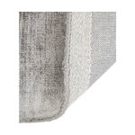 Dark gray hand-woven viscose rug (jane) 200x300 with a beauty flaw