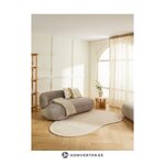 Bēšs vilnas dizaina paklājs (Kadey) 200x300