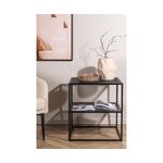 Black small coffee table netz (venture design) intact